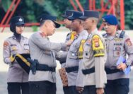 Momen Apel Besar Bhabinkamtibmas Tahun 2026 di Lapangan Catur Prasetya Polda Maluku Utara, (Goresan.id).