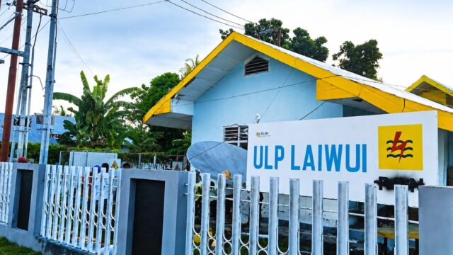 Foto: Kantor ULP PLN Laiwui, Kecamatan Obi, Halmahera Selatan.