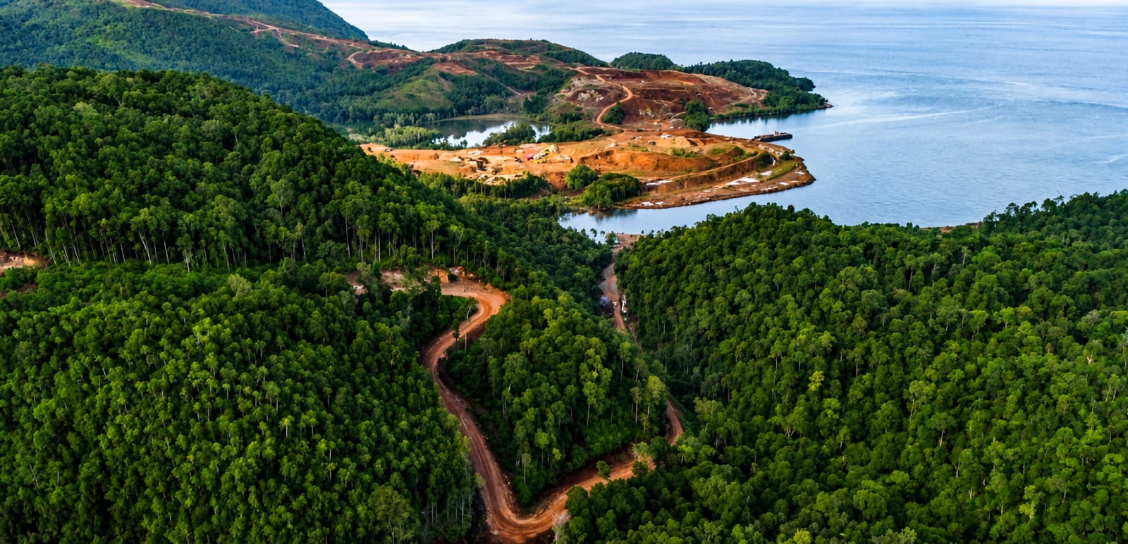 Potret: Pulau Gebe, Halmahera Tengah, Maluku Utara.