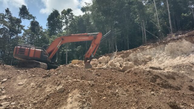 Galian C di kawasan permukiman transmigrasi SP1 Wairoro, Kecamatan Weda Selatan.